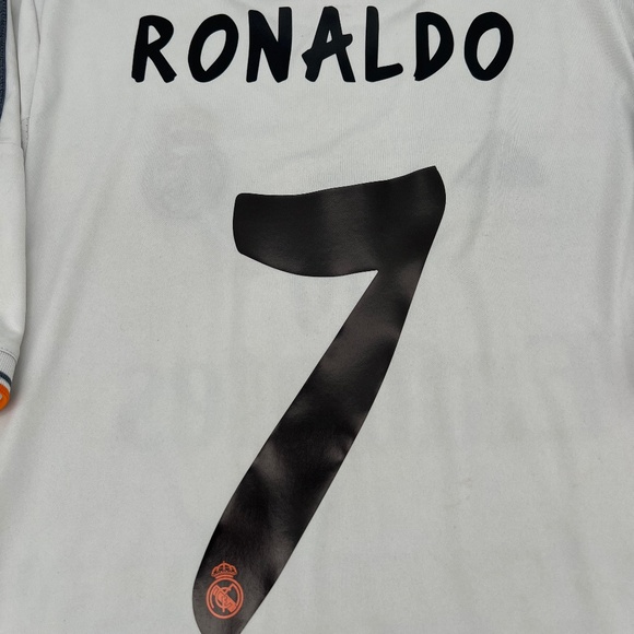 Cristiano Ronaldo #7 Real Madrid 2013/2014 Home ORIGINAL Adidas Soccer Jersey M - Picture 6 of 11